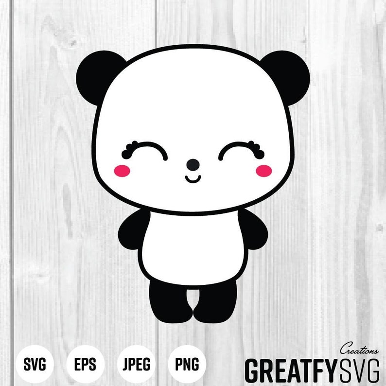 Download Panda SVG Animal SVG SVG Cut Files Cricut Cricut Cut | Etsy