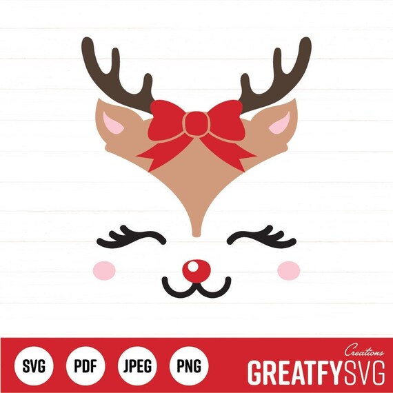 Download Deer Face Svg Deer Printable Deer Cut File Deer Eyes Deer Etsy