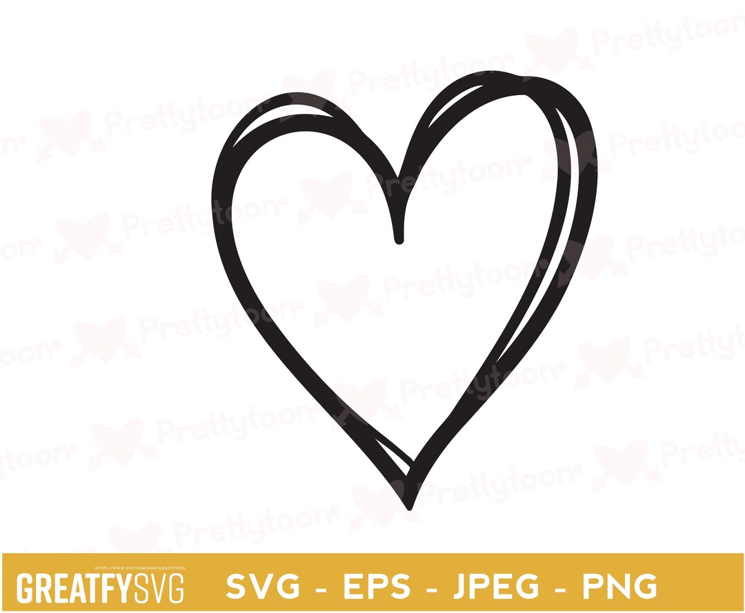 SVG Heart, Valentine Svg, Cut File, Cricut, Heart Clipart, Cutting File ...