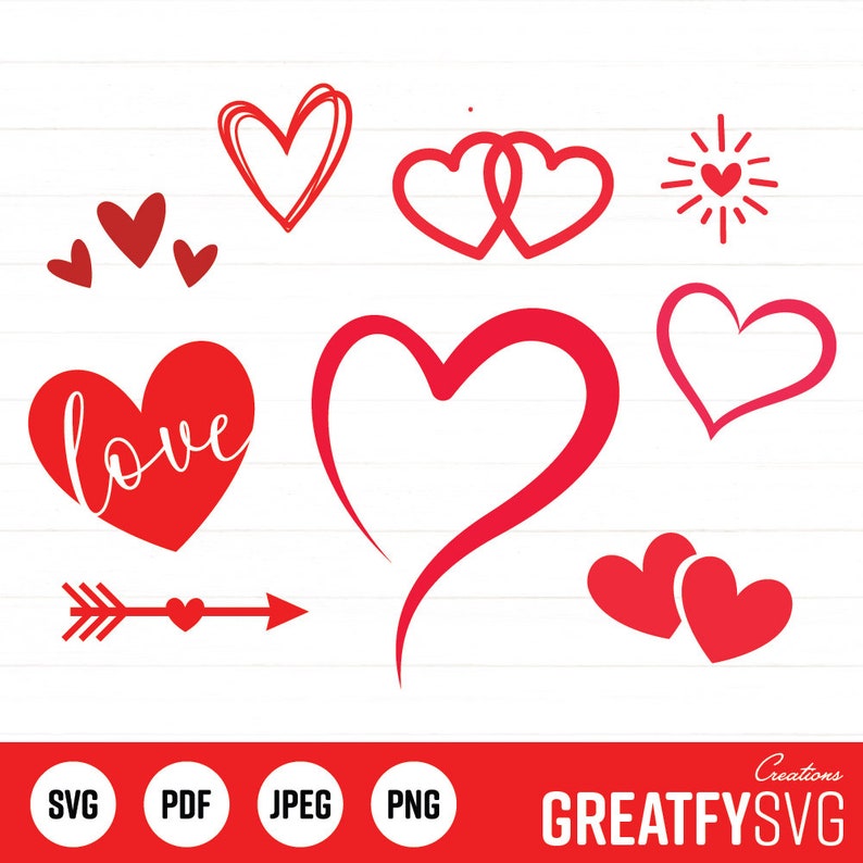 Download Heart Svg Hearts Svg Heart Cut File Cricut heart Heart | Etsy