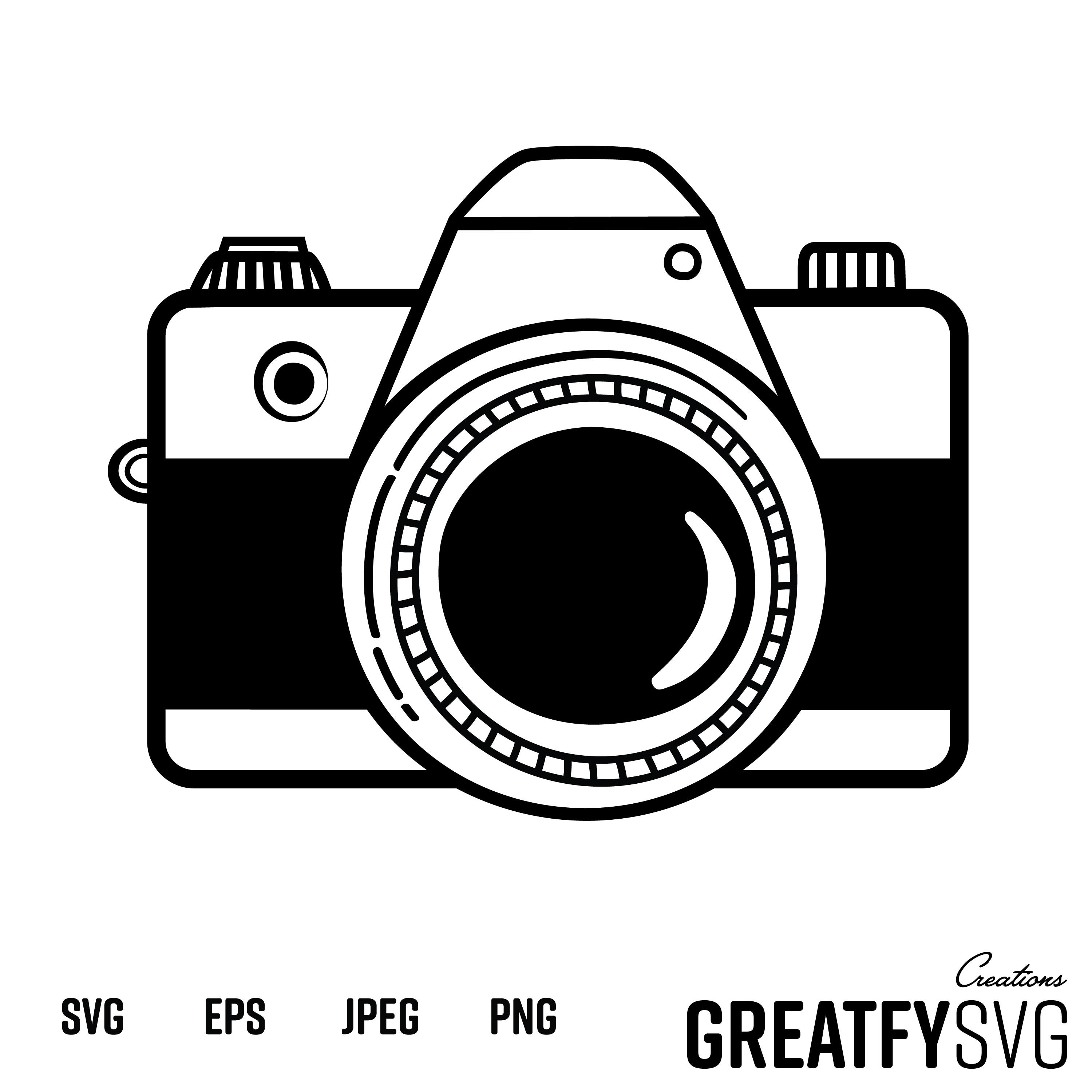 Camera Svg. Camera Clipart. Vector Camera. Camera Logo. Camera Etsy