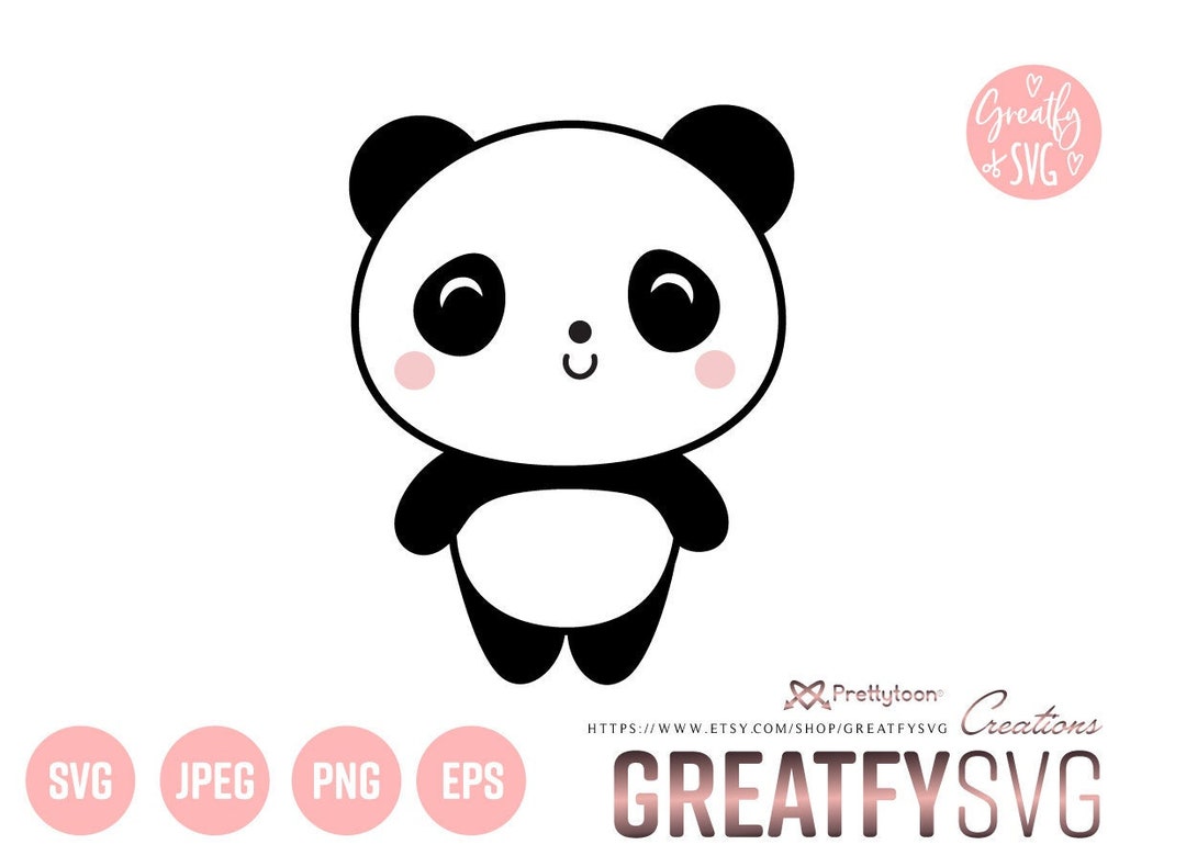 Download Cute Kawaii Panda Chilling Out Wallpaper