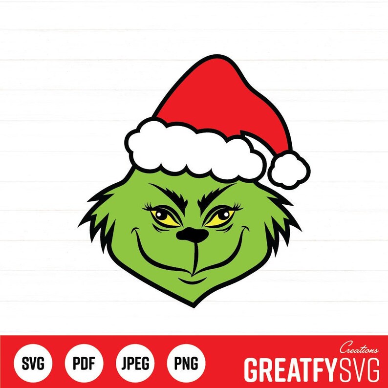 Download Grinch Svg. Svg. Grinch Face Cut File. Grinch Cricut. | Etsy
