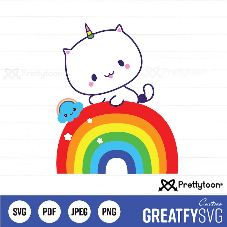Download Rainbow Clipart Caticorn Rainbow Unicorn Kitty Caticorn Kitty Svg Cut File Rainbow Clipart Rainbow Svg Caticorn Clipart Caticorn Svg Clip Art Art Collectibles Tripod Ee