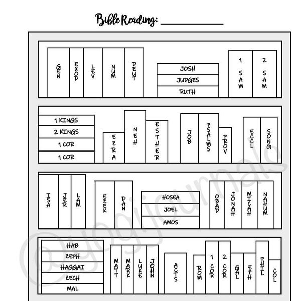 Bible Reading Log Printable