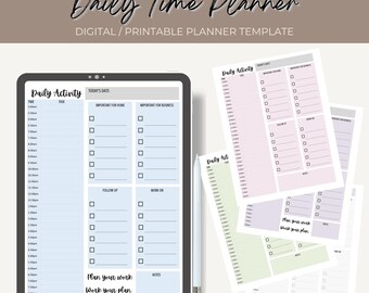 Horario diario imprimible