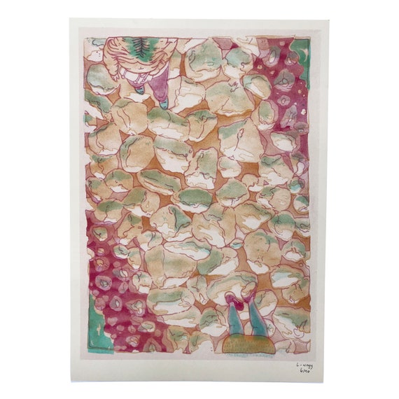 Riso A3 art print by Lizzie Nagy