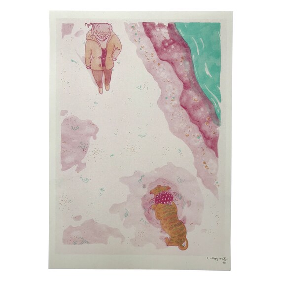 A3 Riso Art Print by Lizzie Nagy