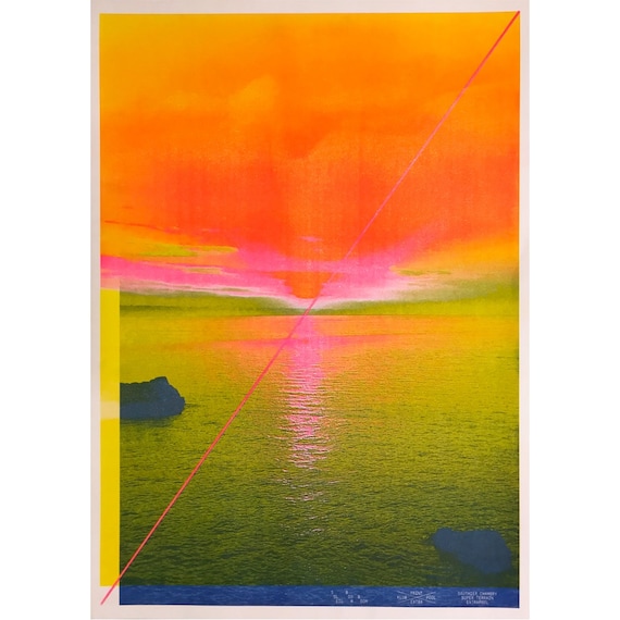 Riso A2 art prints by Super Terrain