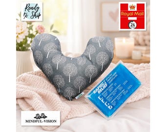 Mastectomy Comfort Pillow Set: Heart, Neck Rest, Seatbelt - Post Surgery Relief