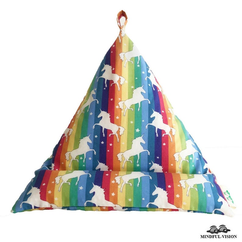 Rainbow Unicorns Ipad Tablet Phone Bean Bag Cushion Pillow Etsy UK