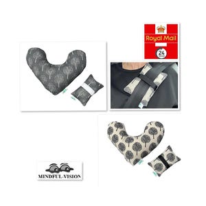 Mastectomy Pillow & Seatbelt Cushion Set: Post-Surgery Comfort Gift