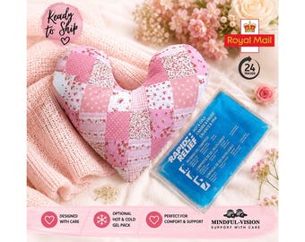 Mastectomy Comfort Pillow Set: Heart, Neck Rest, Seatbelt - Post Surgery Relief