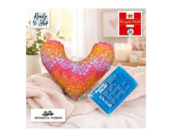 Post Surgery Comfort Pillow Set: Mastectomy, Lumpectomy Support with Hot/Cold Compress