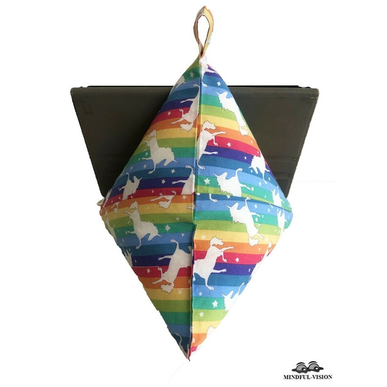 Rainbow Unicorns Ipad Tablet Phone Bean Bag Cushion Pillow Etsy UK