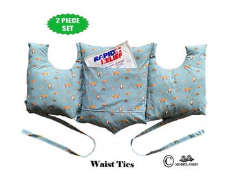 Post-Surgery Recovery Pillow with Hot/Cold Pack: Mastectomy, Hysterectomy Support