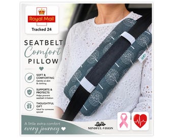 XL Seatbelt Pillow: Heart Surgery Recovery, Mastectomy, Chemo Port