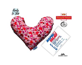 Post Surgery Comfort Pillow Set: Mastectomy, Lumpectomy Heart Pillow with Hot/Cold Pack