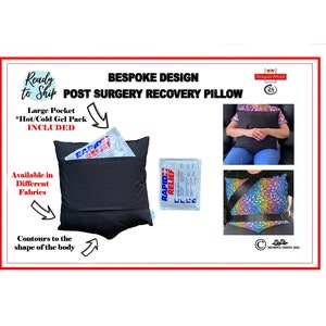 Perfect Pocket Abdominal Binder with 2 Cool Packs for Hysterectomy Recovery
