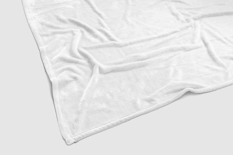 White fleece blankets Sublimation blanks 50x60 Etsy