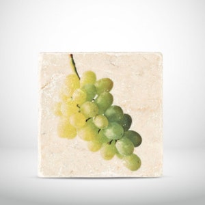 Marble Tile white Wine Grape