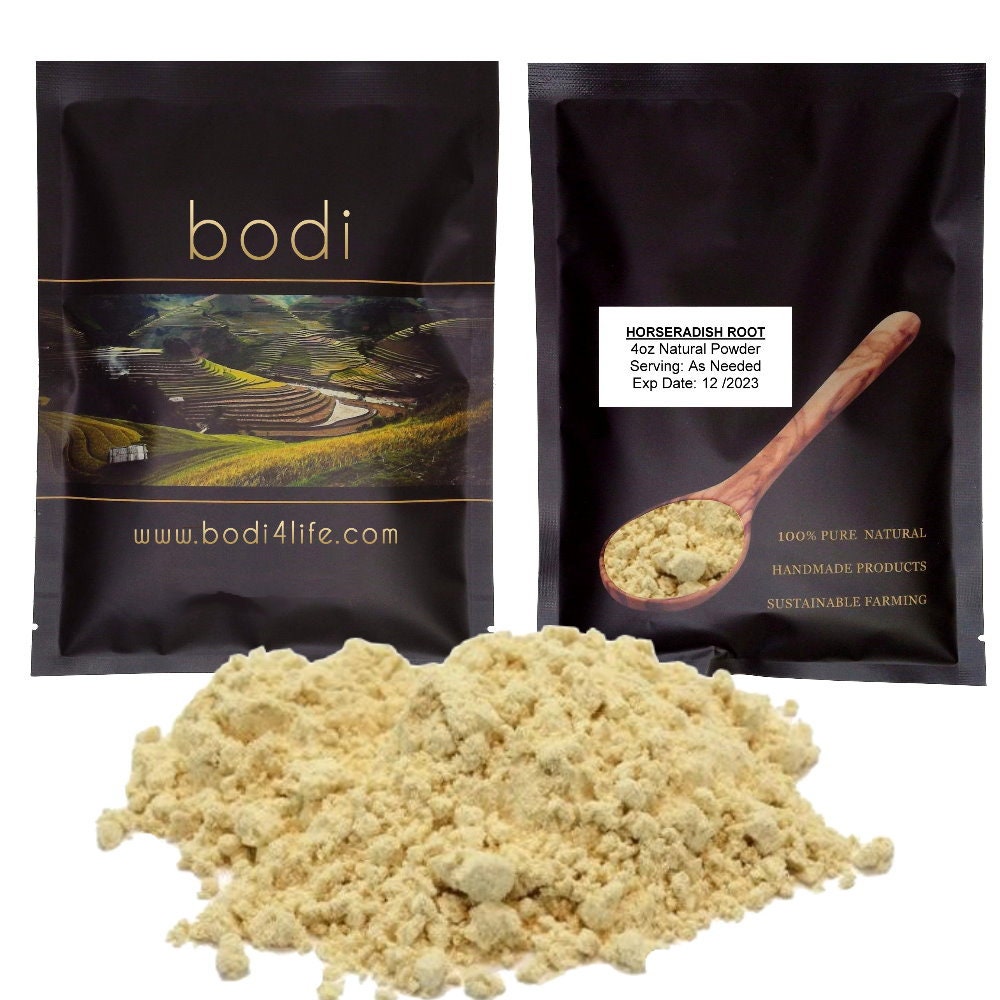 Horseradish Root Powder 100 Pure Natural Chemical Free 4oz Etsy