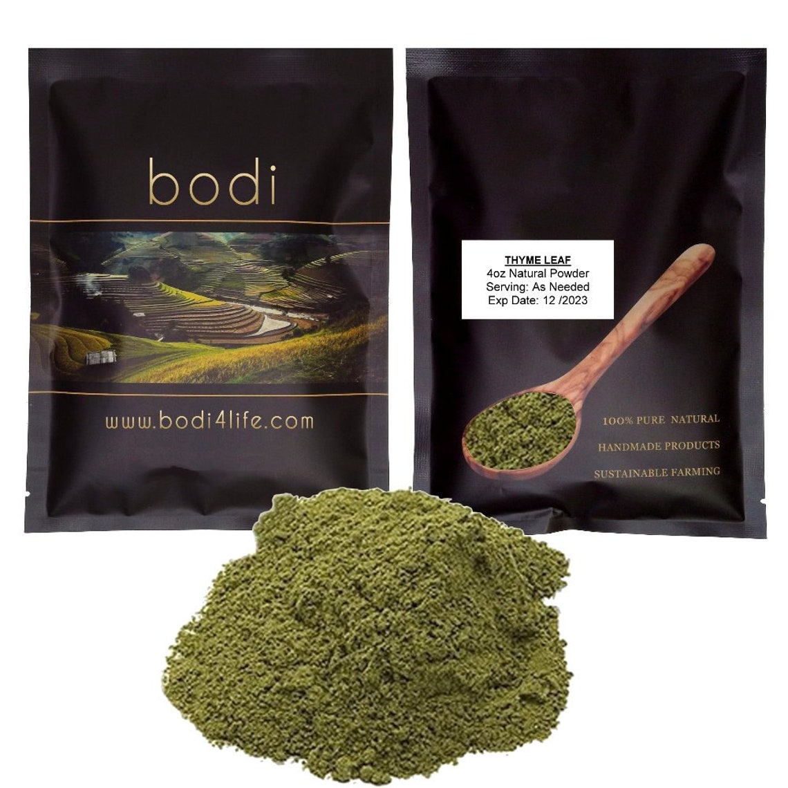 Thyme Leaf Powder 100 Pure Natural Chemical Free 4oz Etsy