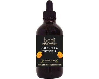 Calendula Petals Tincture 1:2 Extract | 2floz to 16floz | 100% Pure Natural Cold-Pressed Chemical Free