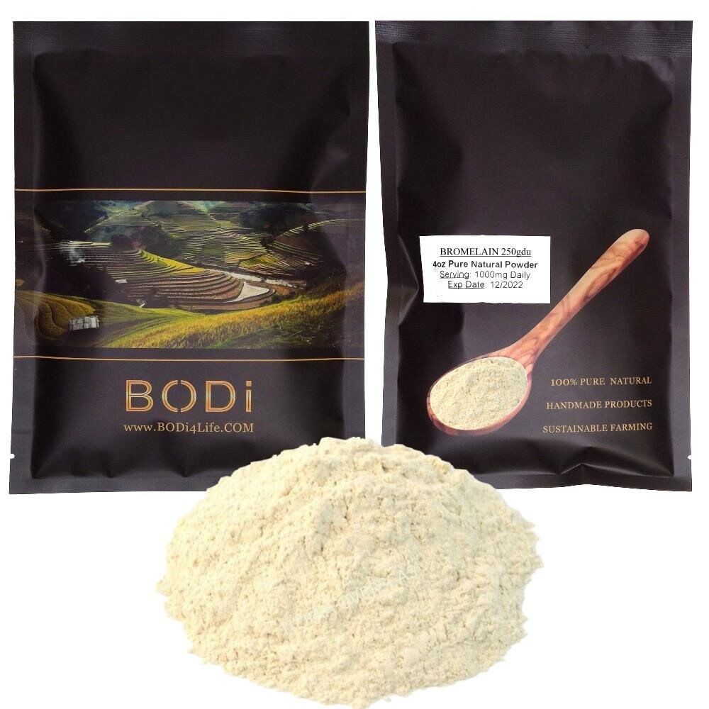 Bromelain Powder 250gdu Extract 100 Pure Natural Chemical Etsy