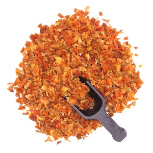 Carrot Dice Freeze Dried | 4oz to 5lb | 100% Pure Natural Hand Crafted