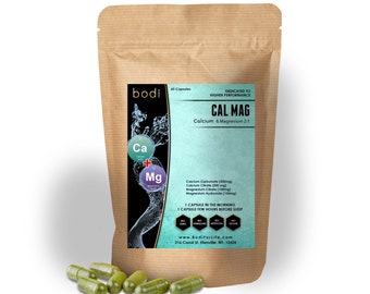 Calcium Magnesium Capsule 100% Pure Natural Hand Crafted