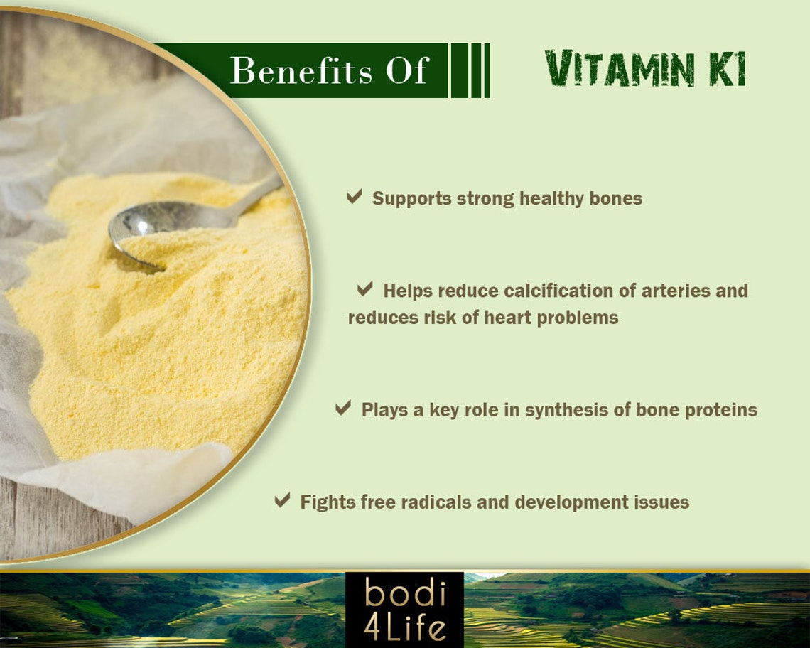 Vitamin K1 Phytonadione Powder Purity Lab Grade 2oz Etsy