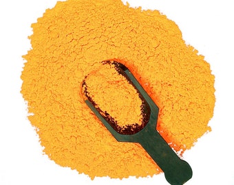 Polvo de raíz de cúrcuma con 95 % de curcuminoide / 2 oz a 16 oz / Puro, natural, hecho a mano