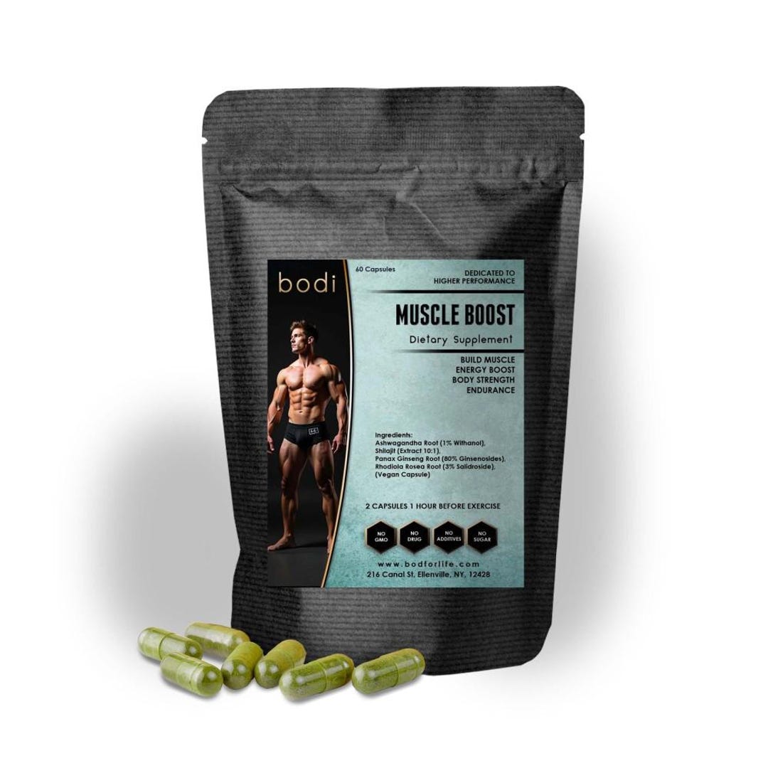Muscle Boost Booster Muscle Boost Capsule 100% Pure Natural Hand Crafted - Etsy