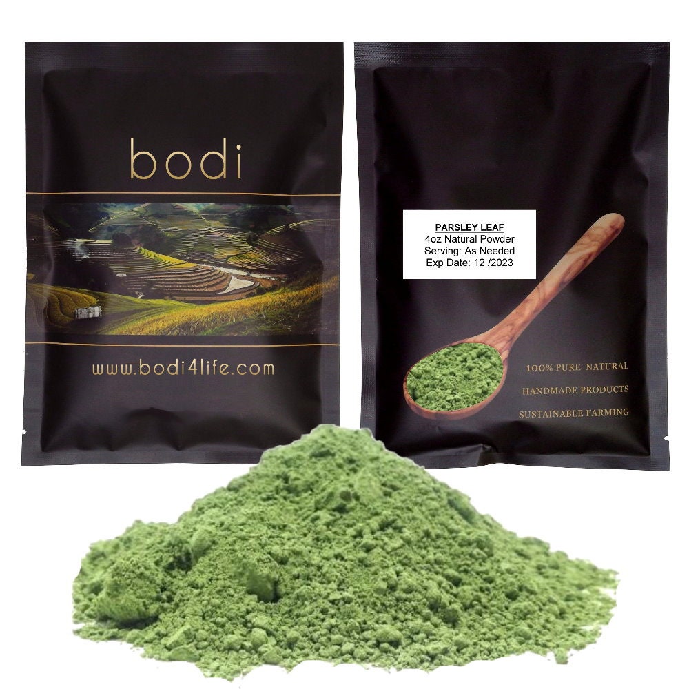 Parsley Leaf Powder 100 Pure Natural Chemical Free 4oz Etsy