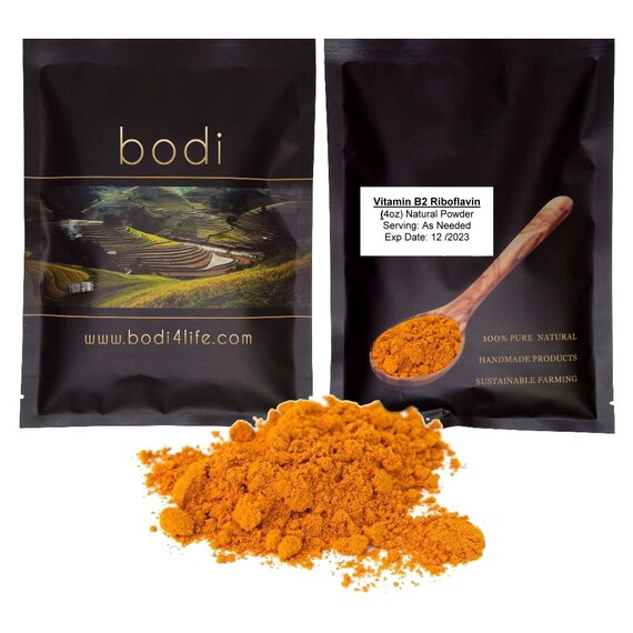Vitamin B2 Riboflavin Powder 100 Purity Lab Grade 2oz Etsy
