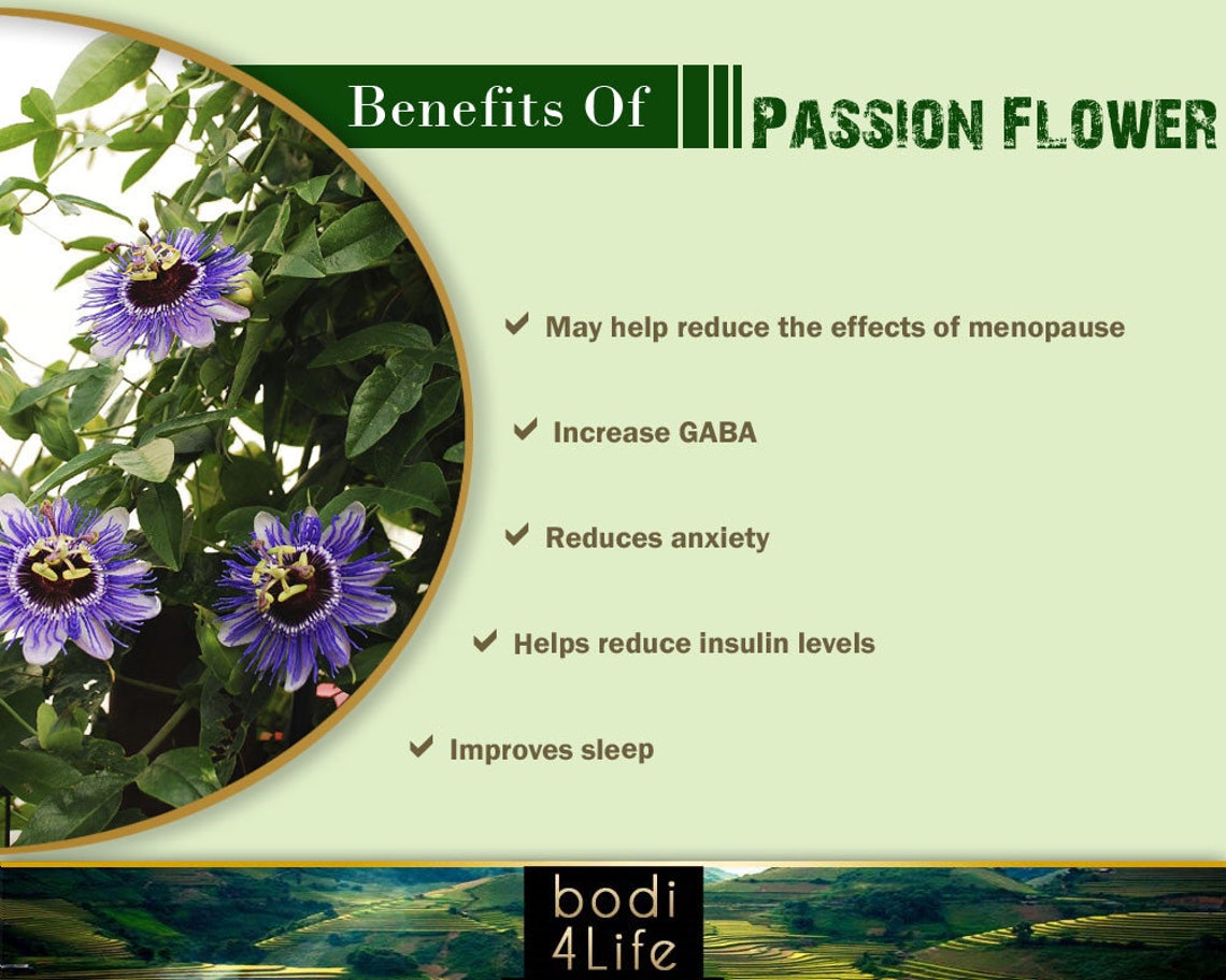 Passion Flower Powder 100 Pure Natural Chemical Free 4oz Etsy