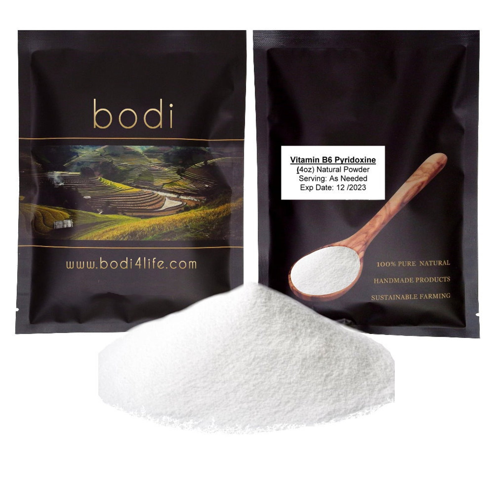 Vitamin B6 Pyridoxine Powder 100 Purity Lab Grade 2oz Etsy