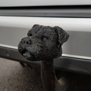 Border Terrier Tow hook ball / hitch cover