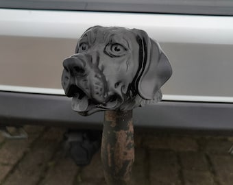 Happy Labrador Trailer Tow hook ball / hitch cover