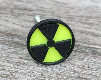 Perilla del cajón de radiación radioactiva