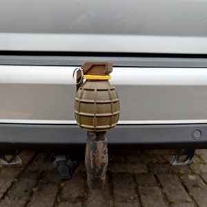 Frag Grenade Trailer Tow hook ball / hitch cover