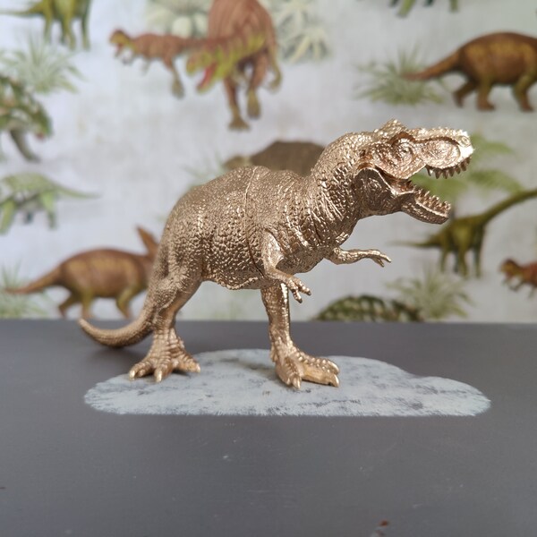 Gold Decorative Dino T-Rex