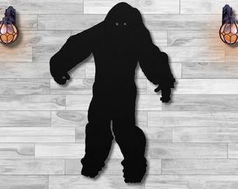 Bigfoot Metal Wall Art | Unique Wall Sculpture | Indoor-Outdoor Metal Home Decor | Birthday Gift Idea