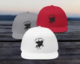 Headless Horseman Embroidered Hat | Sleepy Hollow, NY | Gothic Legend, Halloween, Folklore Gift
