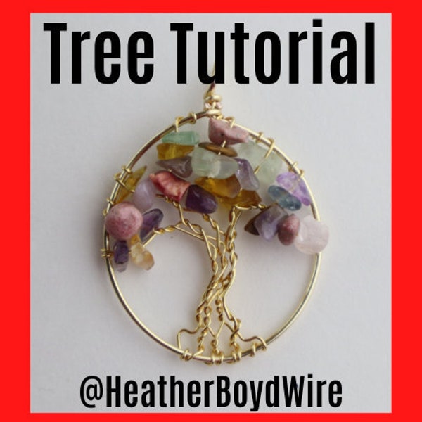 Tutorial: Twisted Wire Tree of Life with Semi Precious Stones