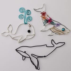Printable Whale Pendant Templates Wire Jewelry Pattern PDF Download