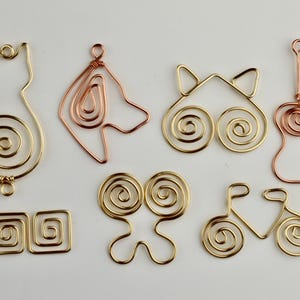 Printable Templates for Wire Spiral Components