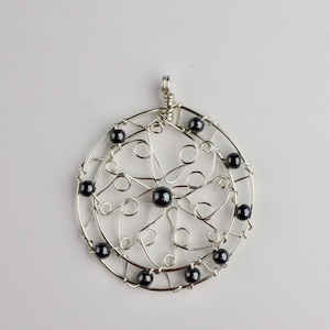 Printable Treble Clef Mandala Pendant Template Artistic Wire Writing System Pattern PDF Download