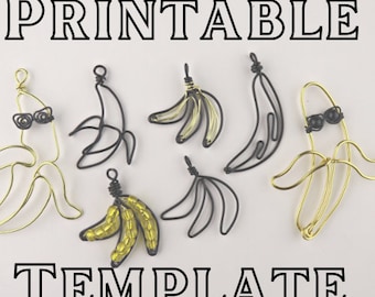 Banana Wire Jewlery Templates // Heather Boyd Wire YouTube // Digital Download